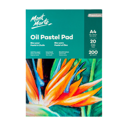 Oil Pastel Pad – A4 – 20 Sheets