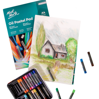 Oil Pastel Pad – A4 – 20 Sheets