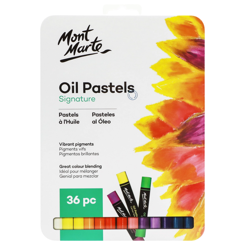 Oil Pastels in Tin – Signature – 36 Piece