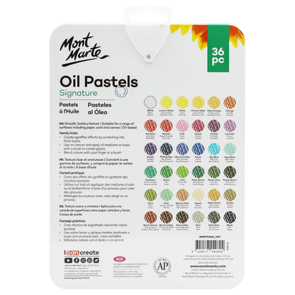Oil Pastels in Tin – Signature – 36 Piece