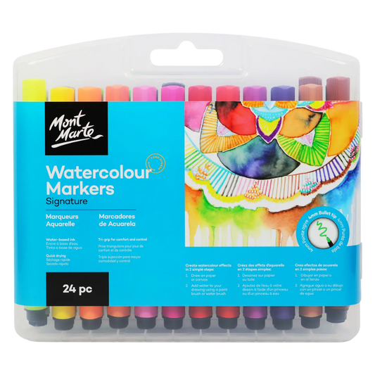 Watercolor Markers – 24 Piece