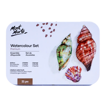 Watercolor Set – Premium – 21 Piece