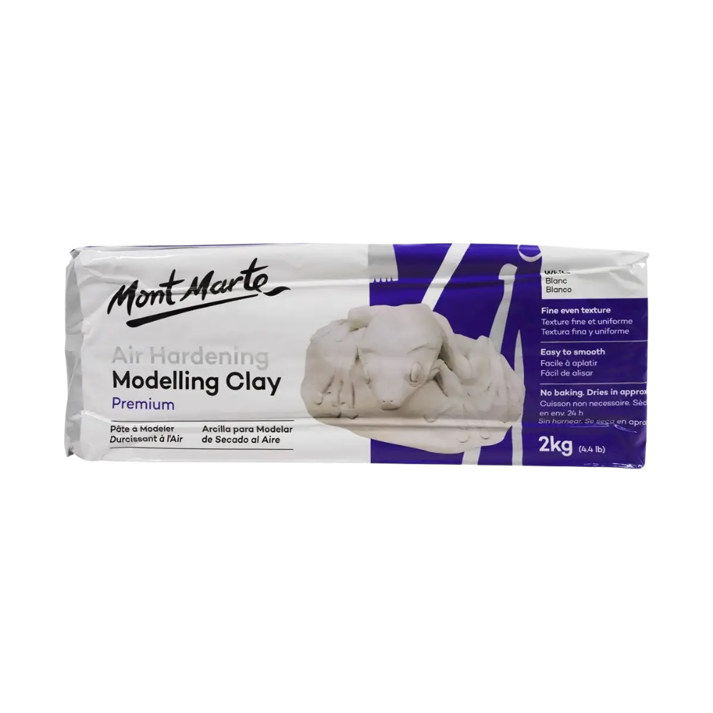 Air Hardening Modelling Clay Premium - White 2kg