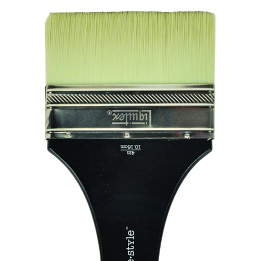 Freestyle Large Scale Brush Long Handle Flat 4"