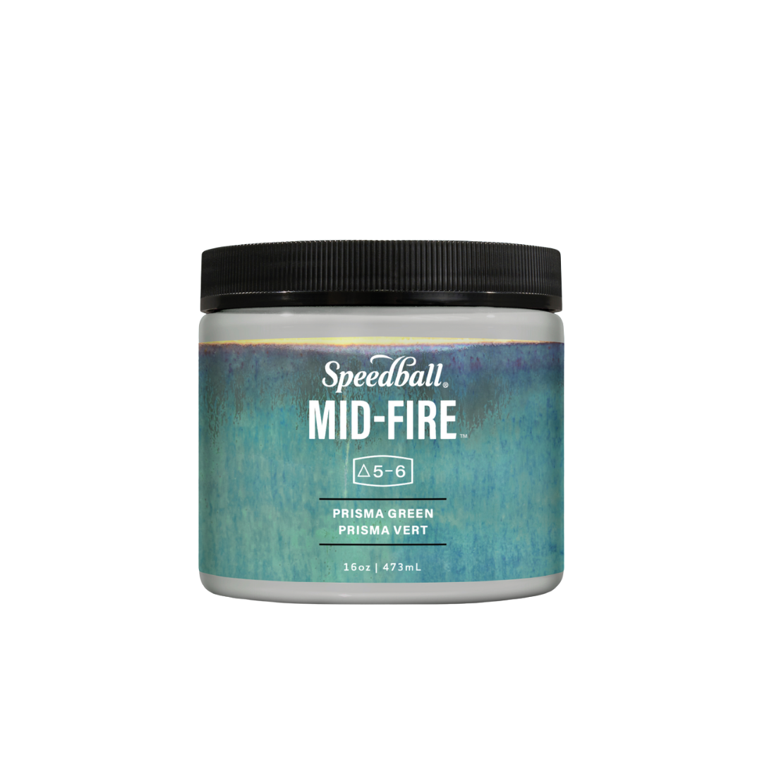 Mid-Fire Glaze 16 oz –– Prisma Green
