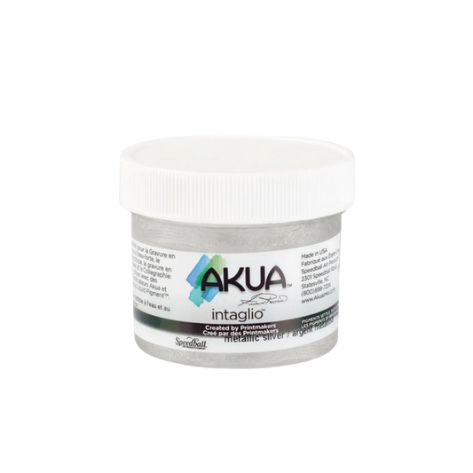 Akua Intaglio Ink –– Metallic Silver