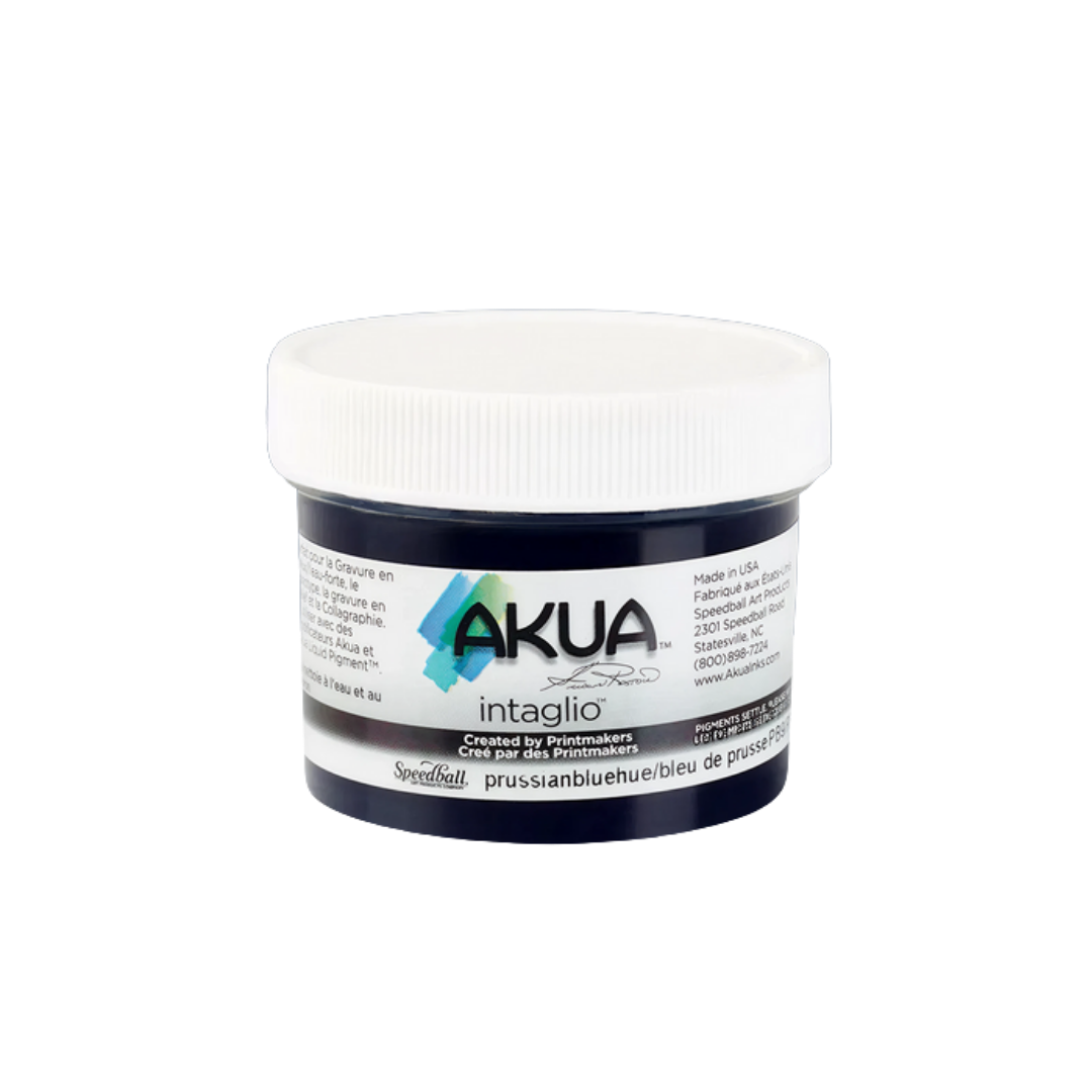 Akua Intaglio Ink –– Prussian Blue Hue