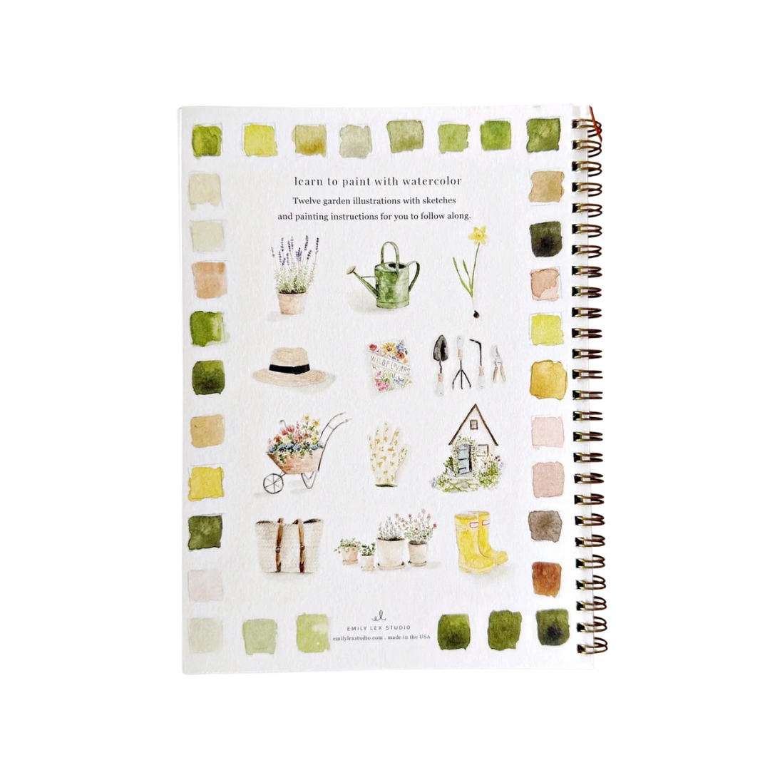 Garden Watercolor Workbook