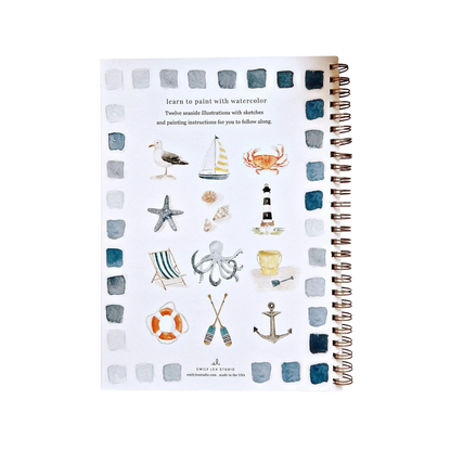 Seaside Watercolor Workbook