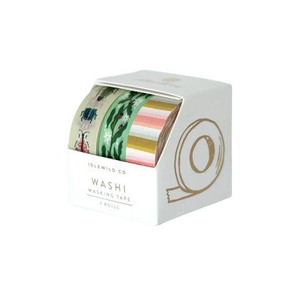 Washi Tape, Set of 3 | Entomologist Garden