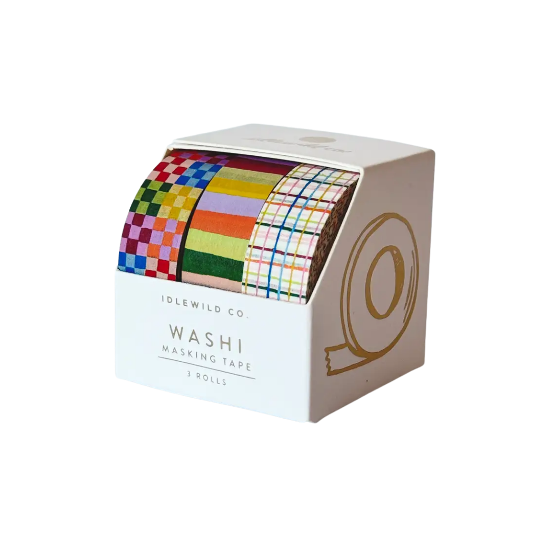 Washi Tape, Set of 3 | Rainbow
