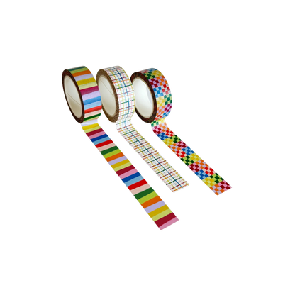 Washi Tape, Set of 3 | Rainbow