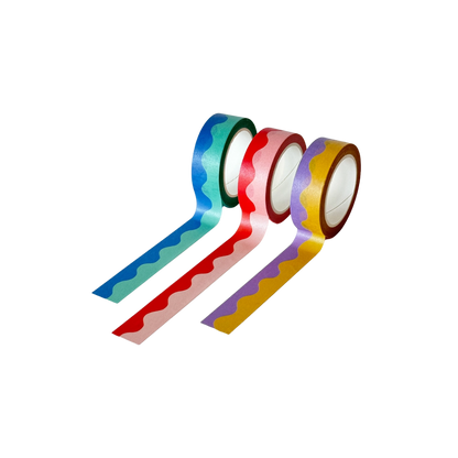 Washi Tape, Set of 3 | Squiggle