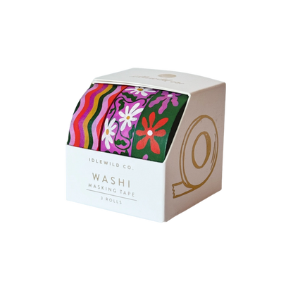 Washi Tape, Set of 3 | Wavy Daisy