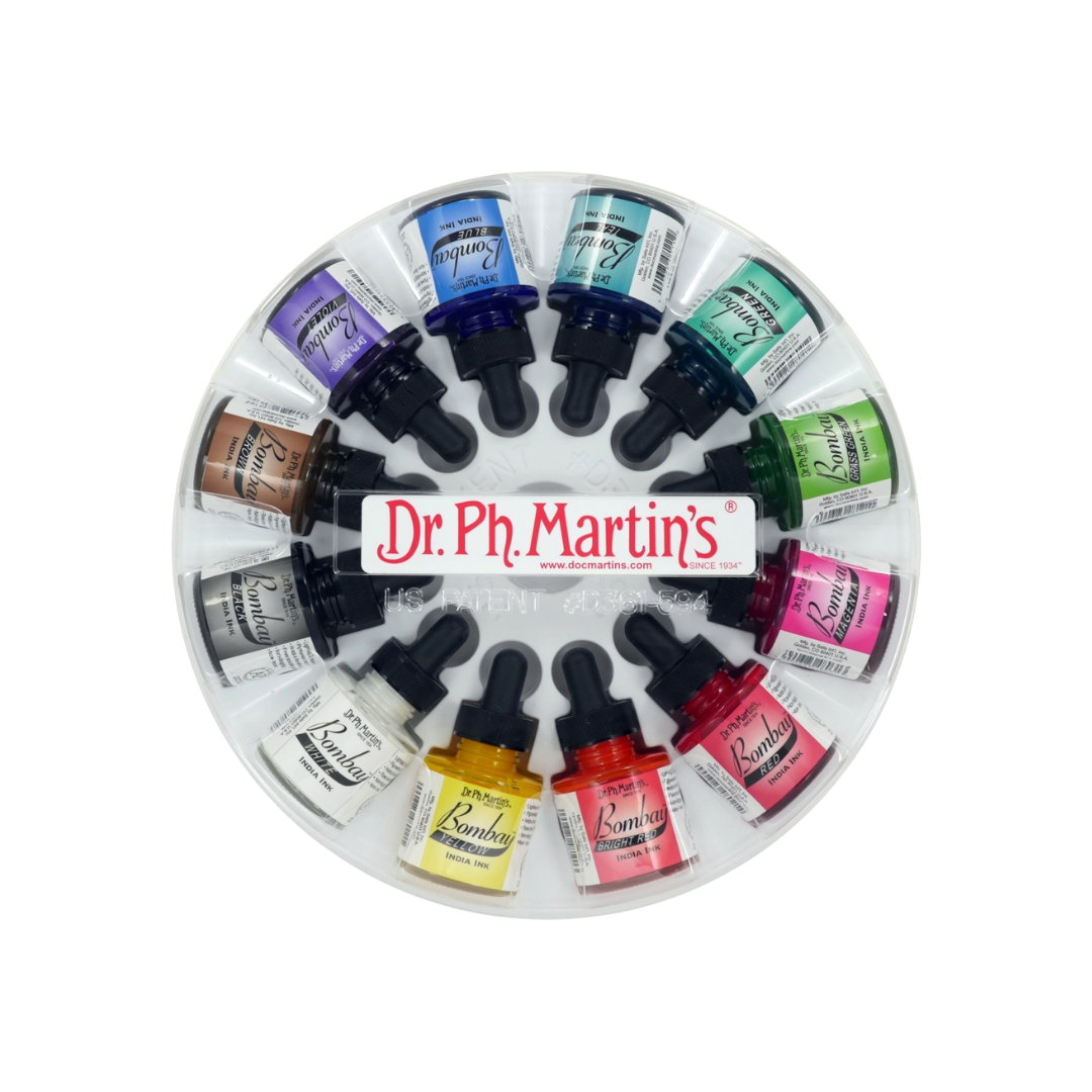 Bombay India Ink Sets (12 Bottles)