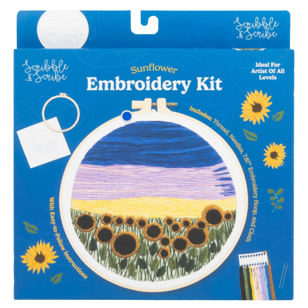 Embroidery Kit - Sunflowers