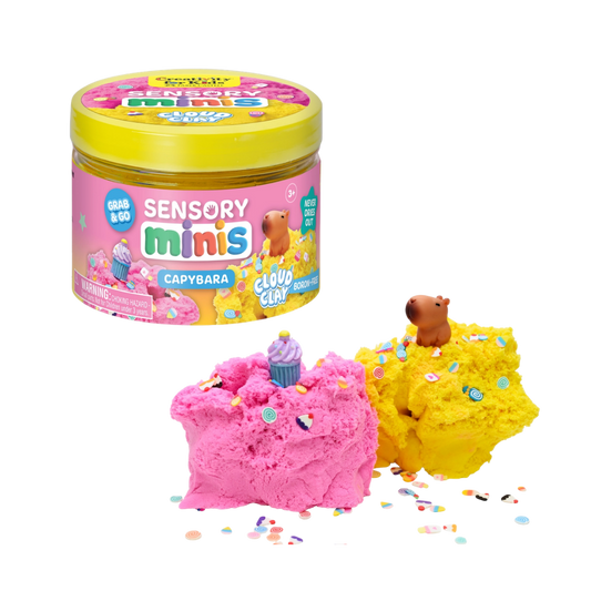 Sensory Mini Play Kit Jar – Capybara Theme