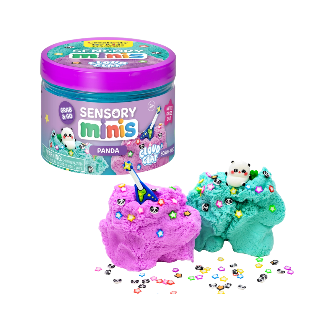 Sensory Mini Play Kit Jar – Panda Theme