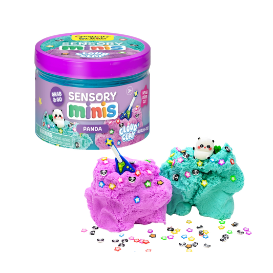 Sensory Mini Play Kit Jar – Panda Theme