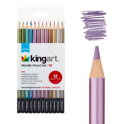 Metallic Colored Pencils – Set of 12
