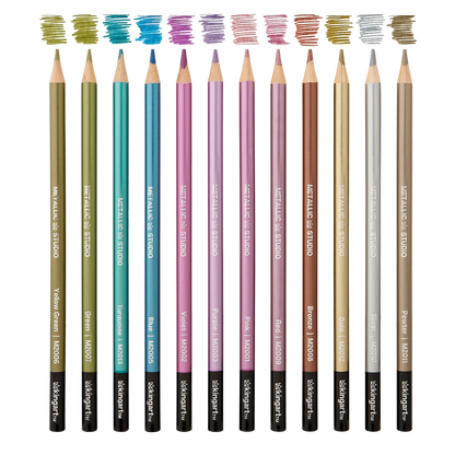 Metallic Colored Pencils – Set of 12