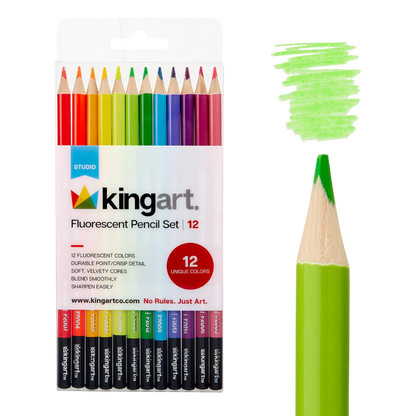 Neon Colored Pencils – Set of 12