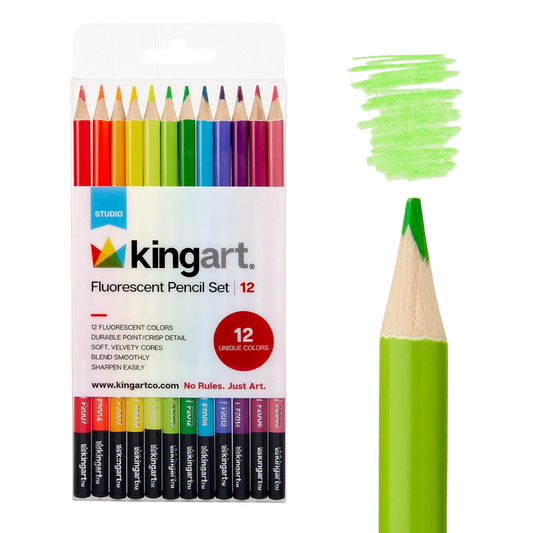Neon Colored Pencils – Set of 12