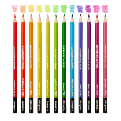 Neon Colored Pencils – Set of 12