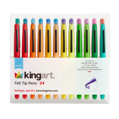 Felt Tip Pens – 24 Colors