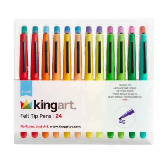 Felt Tip Pens – 24 Colors