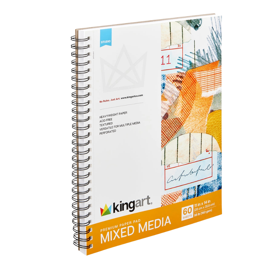Mixed Media Sketchbook – 11" × 14"