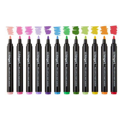 Pro Acrylic Paint Markers – 12 Floral Colors