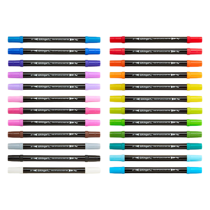 Pro Twin-Tip™ Acrylic Paint Pens – 24 Colors
