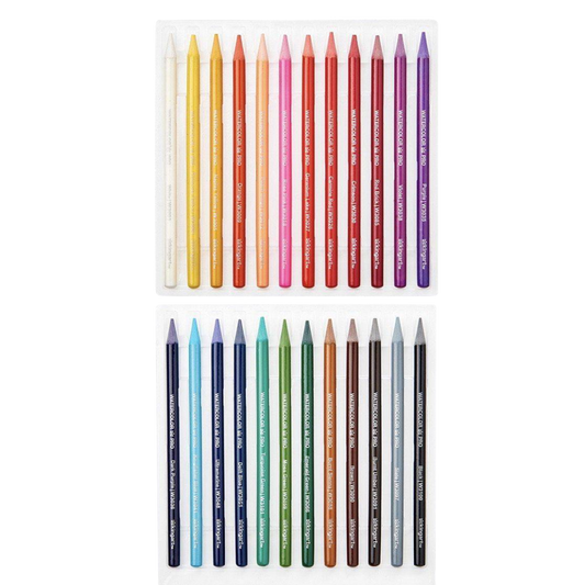 Pro Woodless Watercolor Pencils – 24 Colors