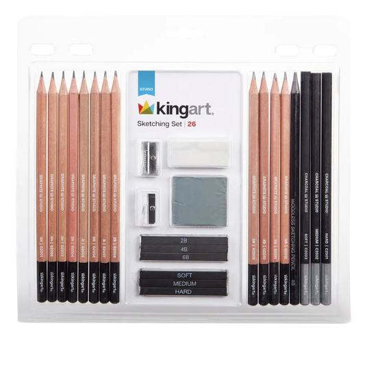 Sketch & Drawing Pencil Set – 26 Piece