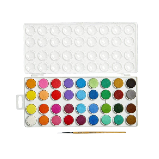 Watercolor Pan Set – 36 Colors