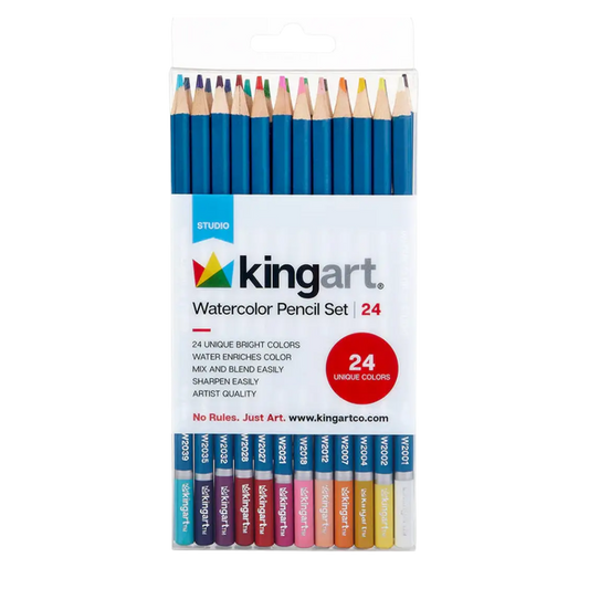 Watercolor Pencils Set – 24 Colors