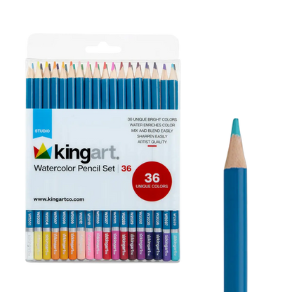 Watercolor Pencils Set – 36 Colors