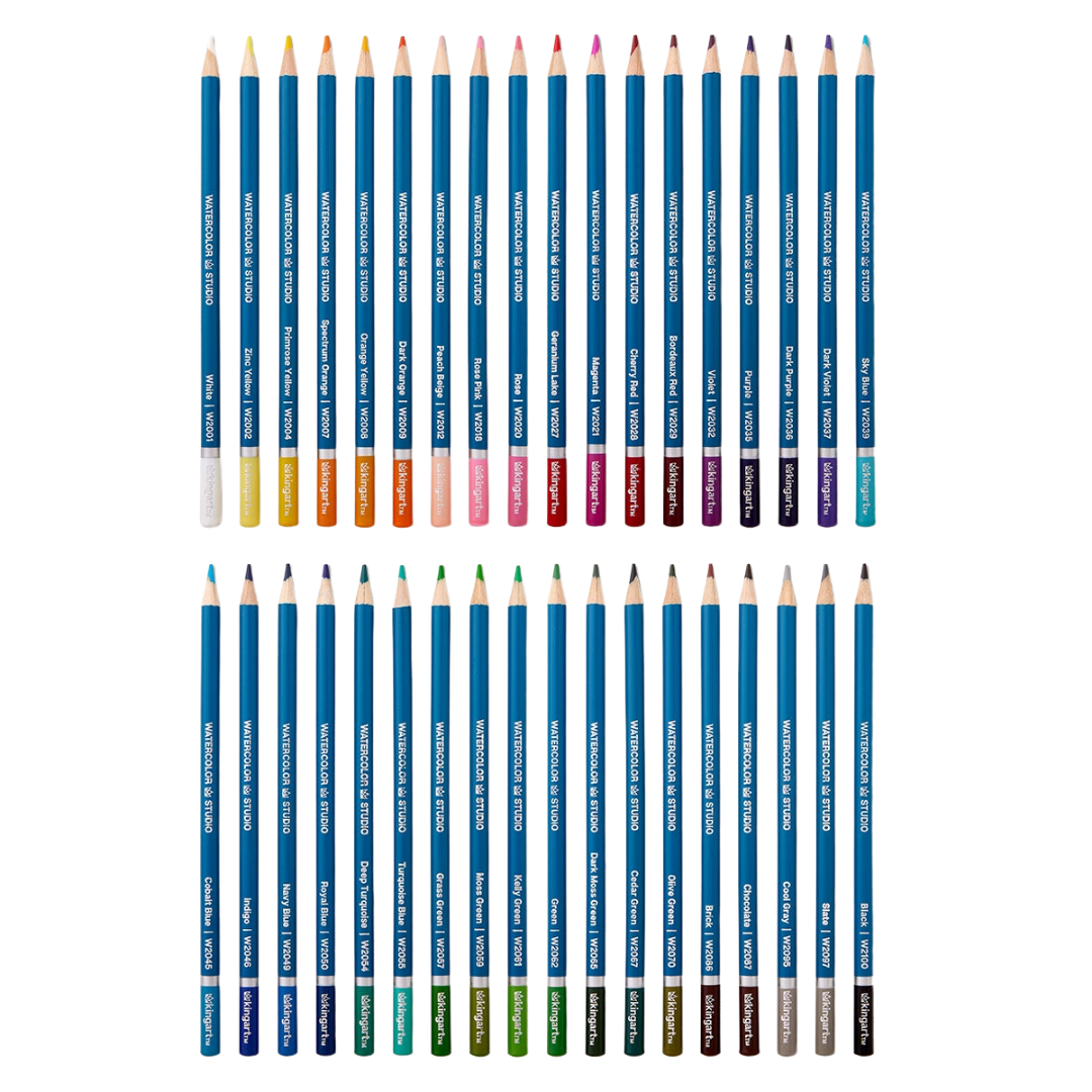 Watercolor Pencils Set – 36 Colors