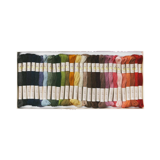 DMC Collector's Box – 30 Shades Eco Vita Naturally Dyed Organic Wool Thread
