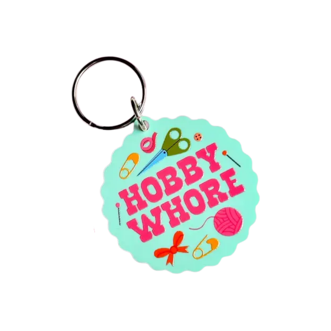 Hobby Whore Keychain – Mint