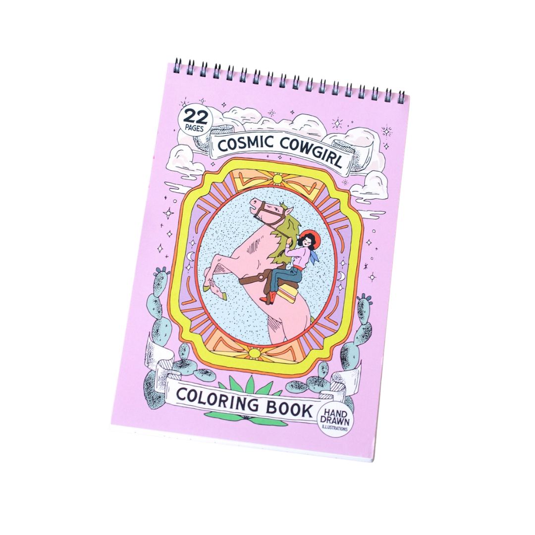 Cosmic Cowgirl Premium Coloring Book