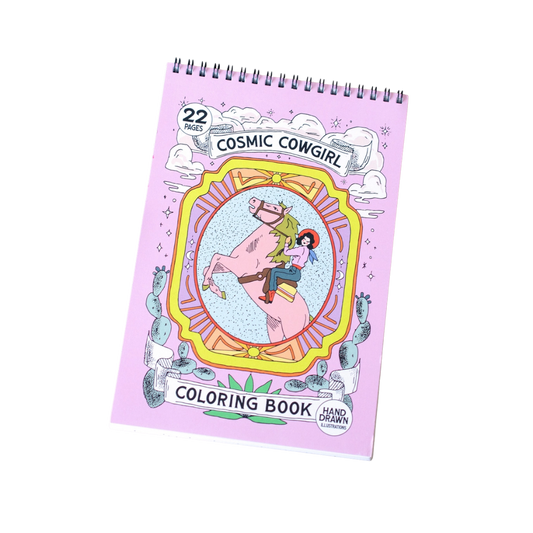 Cosmic Cowgirl Premium Coloring Book