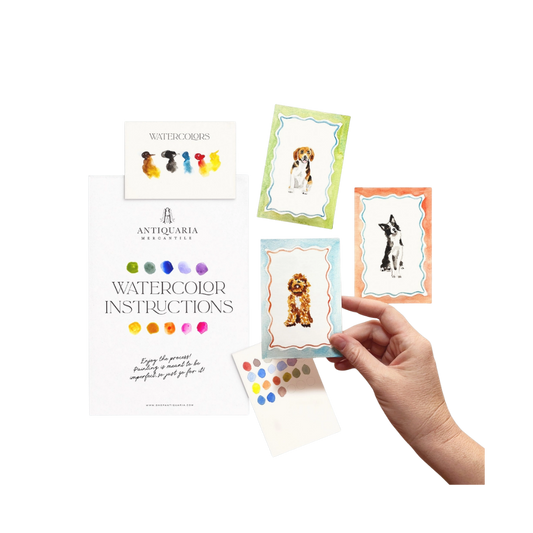Mini Watercolor Painting Kit: Dogs