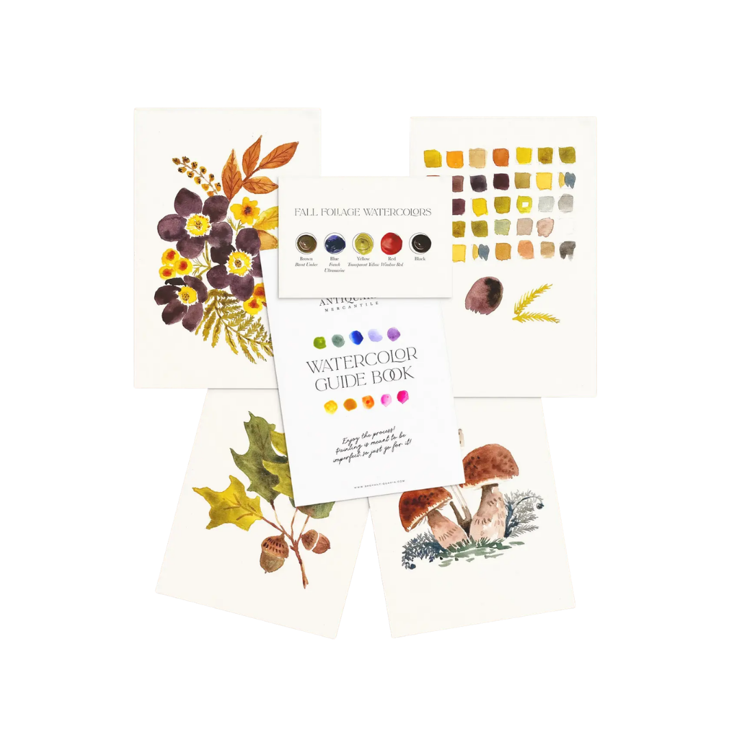 Watercolor Painting Kit : Woodland Botanicals