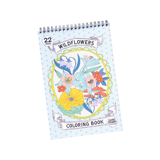 Wildflowers Premium Coloring Book