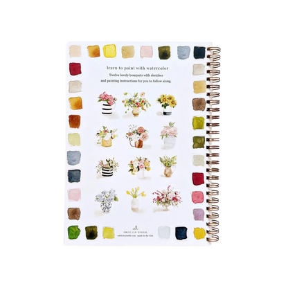 Bouquets Watercolor Workbook