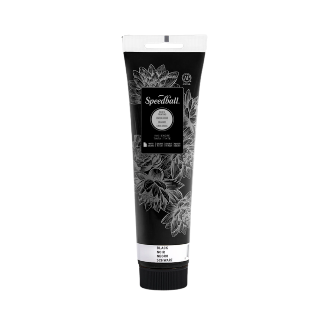 Water-Soluble Block Printing Ink 5oz - Black
