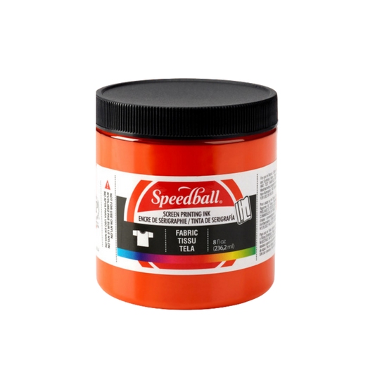 Screen Printing Fabric Ink 8 oz –– Orange