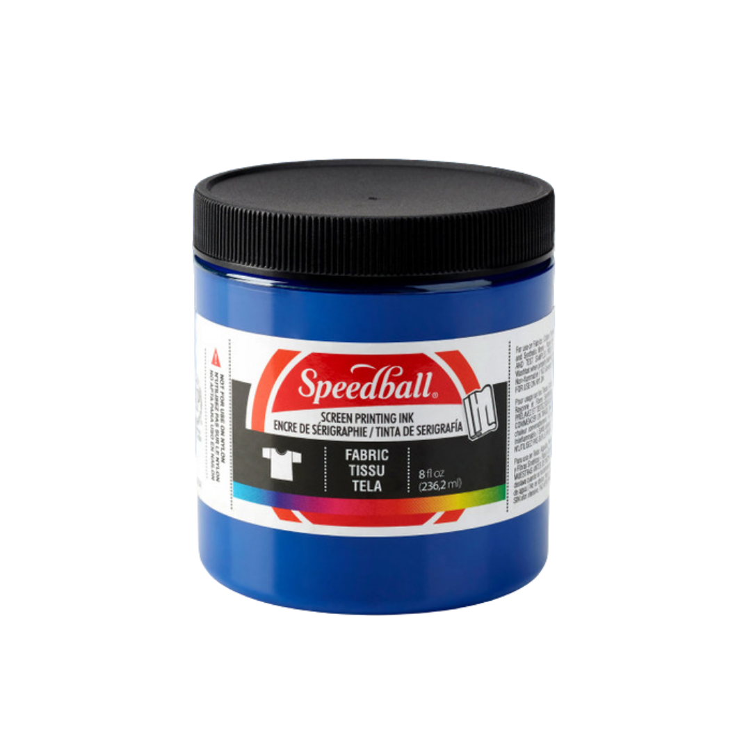 Screen Printing Fabric Ink 8 oz –– Process Cyan